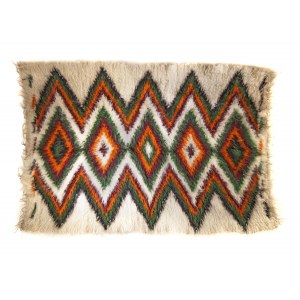 Kilim / narzuta huculska z wełny długowłosej