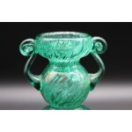 Antico Glass Vase W. Sawczuk Bald Mountain