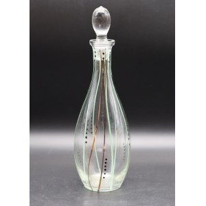 Glass decanter KROPLA W. Sawczuk Hortensia Glassworks