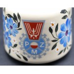 Ceramic Commemorative Vase Tulowice PZM 1960s