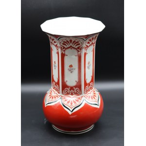 Porcelánová keramická váza Chodzież PRL