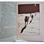 kniha H.Sienkiewicze V poušti a divočině, 1929, 16 ilustrací K.Mackiewicze