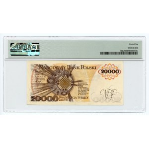 20.000 złotych 1989 - seria A - PMG 45