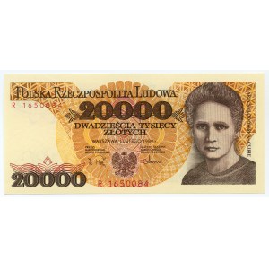20.000 złotych 1989 - seria R