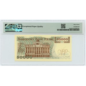 50.000 złotych 1989 - seria AN - PMG 67 EPQ