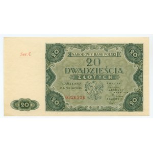 20 złotych 1947 - seria C