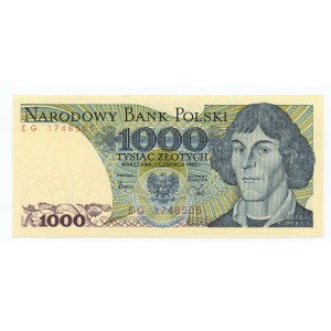 1.000 Zloty 1982 - Serie EG