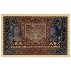 5,000 Polish marks 1920 - III Serja A 0.