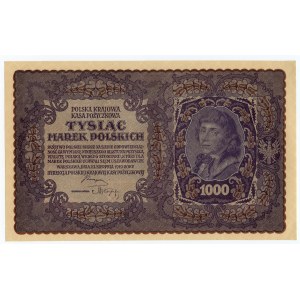 1.000 marek polskich 1919 - II serja BJ