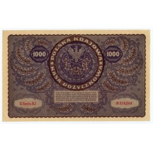 1 000 polských marek 1919 - II série BJ