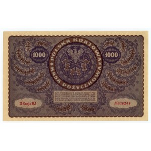 1.000 marek polskich 1919 - II serja BJ .
