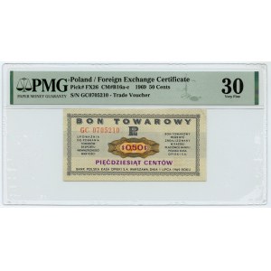 PEWEX - 50 centów 1969 seria GC PMG 30