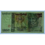 PORTUGALIA - 5.000 Escudos 1998 projekt banknotu Czesław Słania