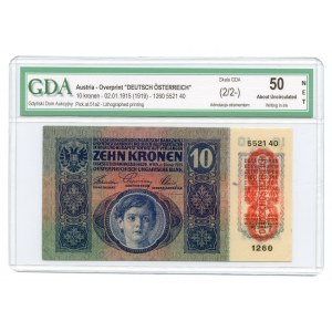 AUSTRIA 10 Koron 1915 - 1919 - GDA 50 NET