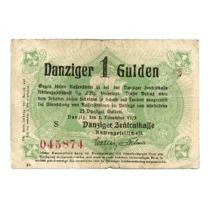 Danzig, 1 Gulden 1923 - Serie S November