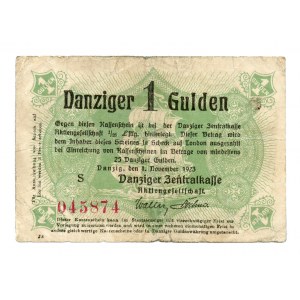 Danzig, 1 guilder 1923 - series S November