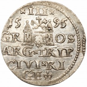 Sigismund III. Vasa (1587-1632) - Troika 1595 Riga