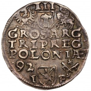 Zygmunt III Waza (1587-1632) - Trojak Poznań 1592