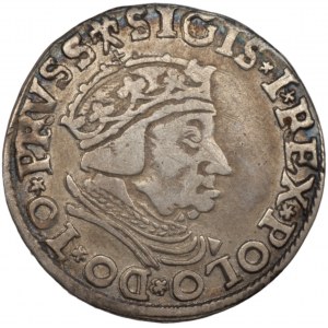 Zikmund I. Starý (1506-1548) - Trojak 1537 Gdaňsk