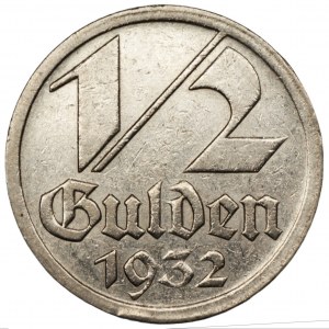 Wolne Miasto Gdańsk - 1/2 guldena 1932