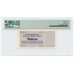 BALTONA 1 Cent 1973 - PMG 53 - 2. maximale Note