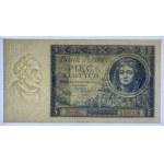 5 złotych 1930 - Ser.CL. - PMG 66 EPQ