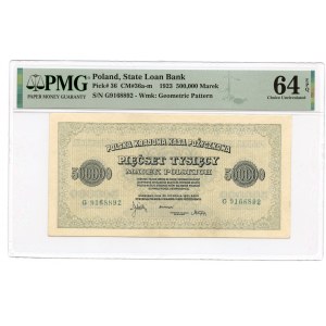 500 000 marek 1923 - G - PMG 64 EPQ