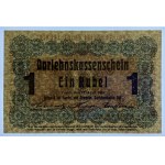 POSEN/POZNAŃ - 1 rubel 1916 dłuższa klauzula wystara - PMG 55 EPQ