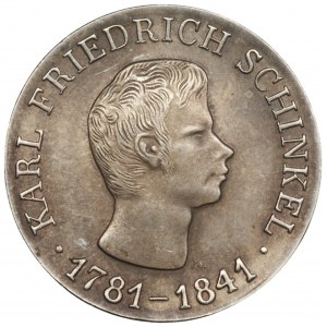 NIEMCY, NRD 10 marek 1966 - 125. rocznica śmierci Karla Friedricha Schinkela