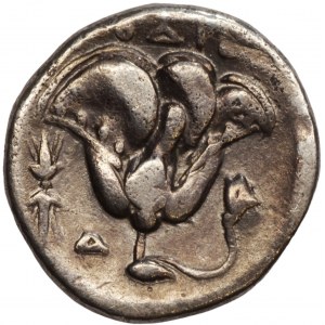 Griechenland, Rhodos, Didrachma ca. 380 - 350 v. Chr.