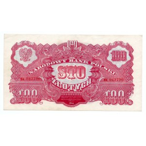 100 złotych 1944 ...owe - seria BK