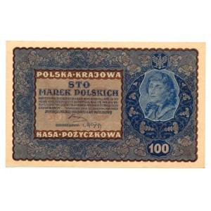 100 marek polskich 1919 - IH Serja T