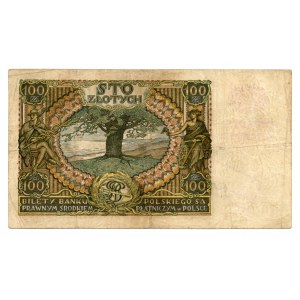 100 złotych 1932 - seria AW - fałszywy nadruk