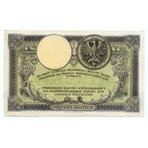 500 Zloty 1919 - S.A. Serie.