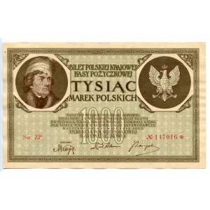 1000 marek polskich 1919 - Ser. ZP.