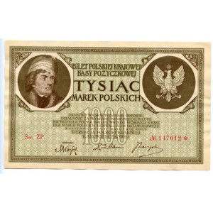 1000 marek polskich 1919 - Ser. ZP.