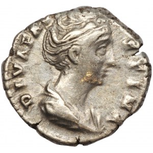 Römisches Reich, Denar, Faustina die Ältere gest. 141 n. Chr., Zeit des Antoninus Pius 138 - 161 n. Chr.