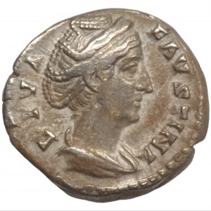 Römisches Reich, Denar, Faustina die Ältere gest. 141 n. Chr., Zeit des Antoninus Pius 138 - 161 n. Chr.