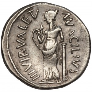 Republika Rzymska, Denar, Man. Acilius Glabrio. 49 r. p.n.e.