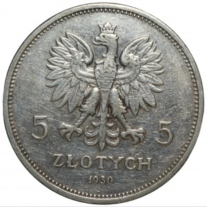 5 złotych 1930 - Sztandar