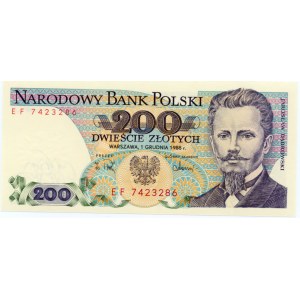 200 złotych 1988 EF