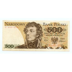 500 zloty 1974 - D series