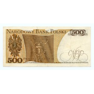 500 Zloty 1974 - Serie D