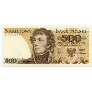 500 zloty 1974 - B series