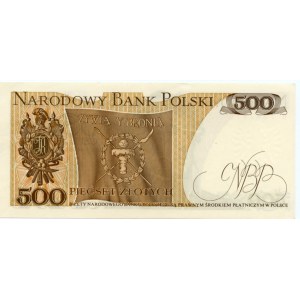 500 Zloty 1974 - Serie B