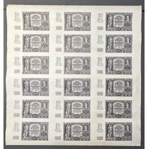 LIST - 18 bankoviek 20 zlotých 1940 - bez série a číslovania