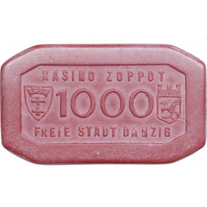 Wolne Miasto Gdańsk - Kasyno Sopot - żeton 1 000 guldenów