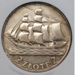 2 Gold 1936 Segelschiff GCN AU53
