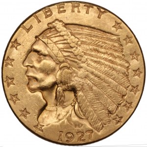 USA - 2,5 dolara 1927 Indianin