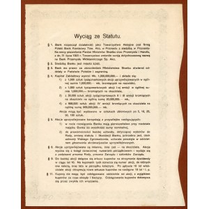 Bank Przemysłu Włókienniczego in Łódź - 50 x 1,000 mkp 1923 - 4. Ausgabe